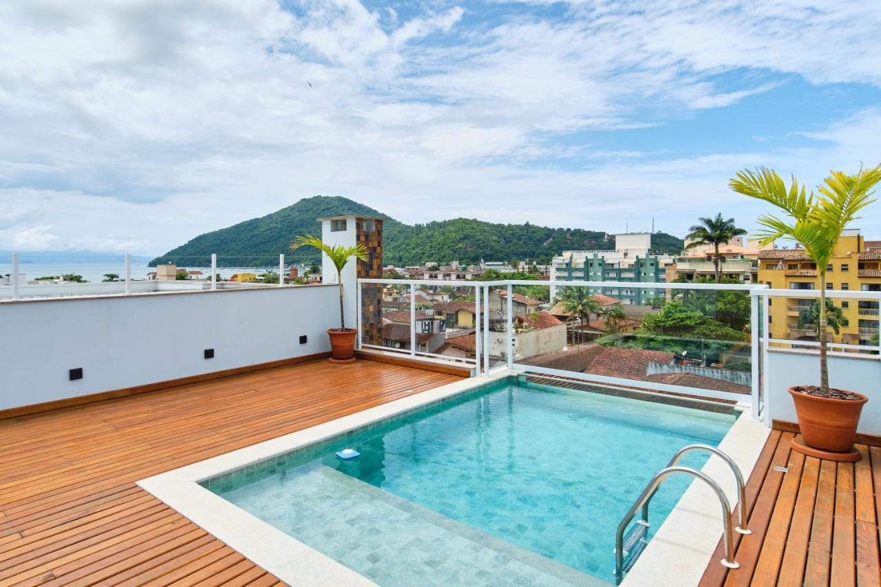 Orla Ubatuba 300 Metros - Ar Condicionado, Varanda Gourmet Exterior photo